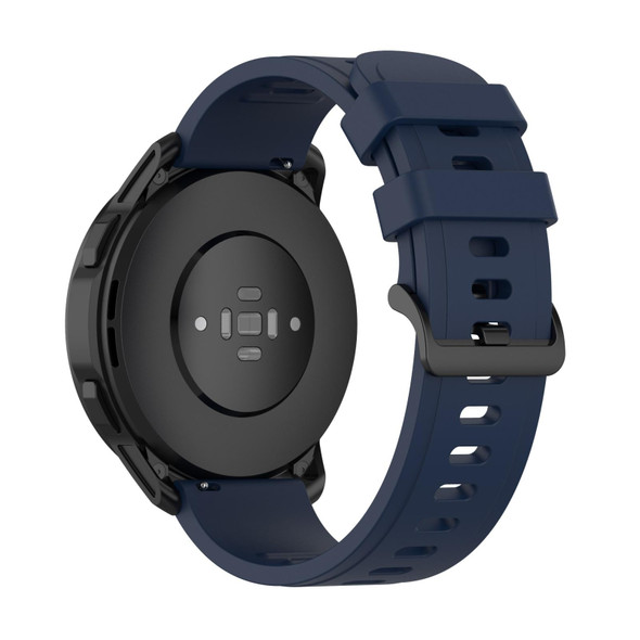 Xiaomi Watch S1 Active / Watch Color 2 Solid Color Silicone Watch Band(Midnight Blue)