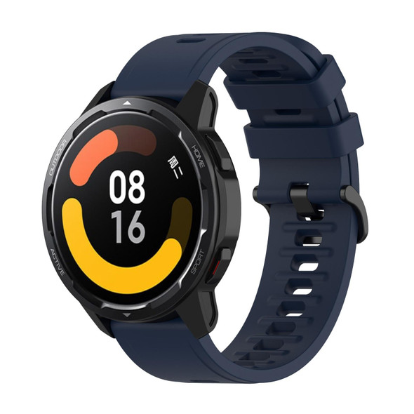 Xiaomi Watch S1 Active / Watch Color 2 Solid Color Silicone Watch Band(Midnight Blue)