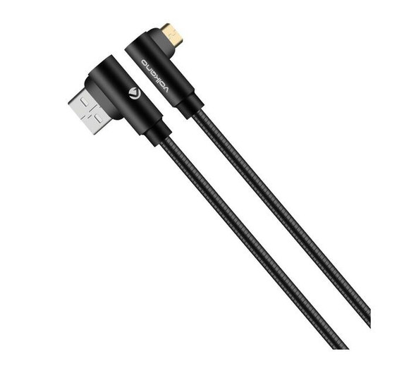 Volkano Iron Series 90° Micro USB Cable - 1.2m Volkano Iron Series 90° Micro USB Cable - 1.2m