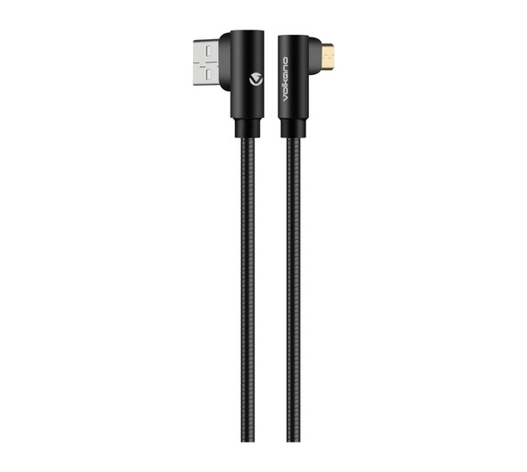 Volkano Iron Series 90° Micro USB Cable - 1.2m Volkano Iron Series 90° Micro USB Cable - 1.2m