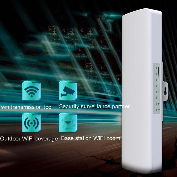 2 PCS COMFAST E314n 300mbps Covers 5 Kilometers Wifi Base Station Wireless Bridge, Plug Type:EU Plug