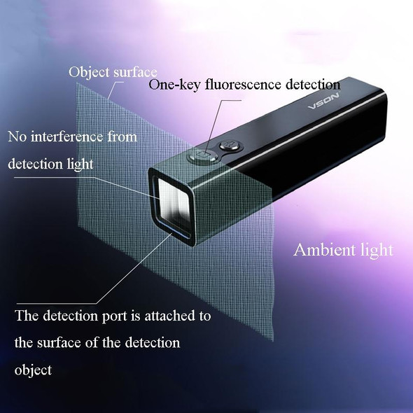 VSON Violet Lamp Currency Detector Portable Highlight Flashlight Digital Fluorescent Agent Detection Pen