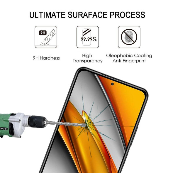 Xiaomi Poco F3 25 PCS Full Glue Full Screen Tempered Glass Film