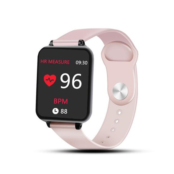 B57 1.3 inch IPS Color Screen Smart Watch IP67 Waterproof,Support Message Reminder / Heart Rate Monitor / Sedentary Reminder / Blood Pressure Monitoring/ Sleeping Monitoring(Pink)