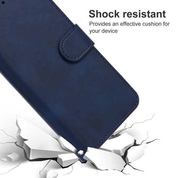 Leather Phone Case - OPPO Realme C35(Blue)