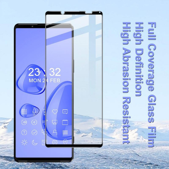 Sony Xperia 10 III IMAK 9H Surface Hardness Full Screen Tempered Glass Film Pro+ Series