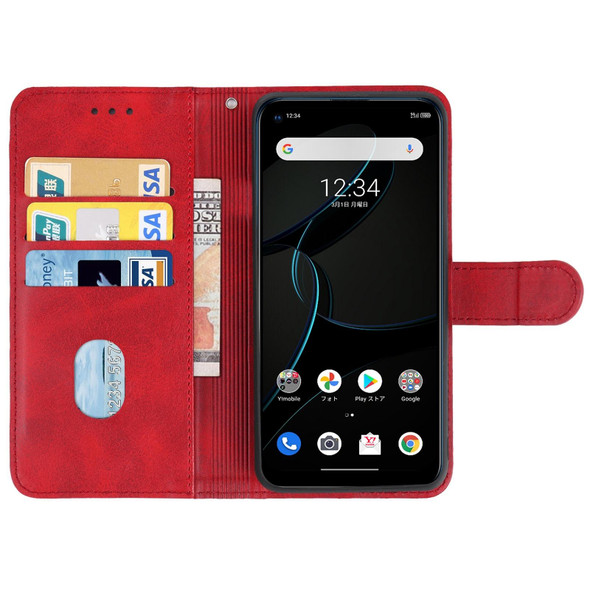 Leather Phone Case - ZTE Libero 5G(Red)