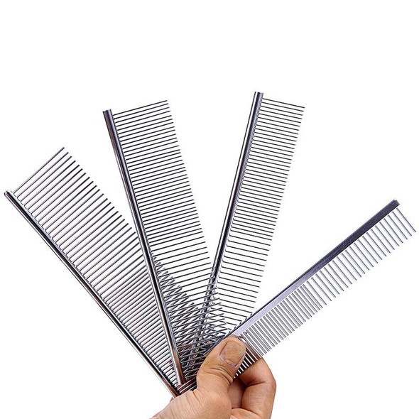 5 PCS Stainless Steel Pet Comb Pet Hair Comb, Specification: L