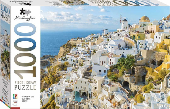 Village Of Oia, Santorini, Greece - 1000 Piece Puzzle