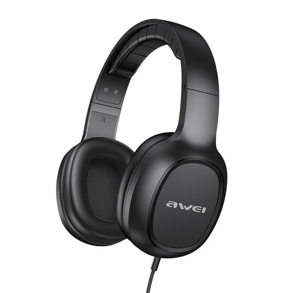 awei GM-6 3.5mm Stereo Wired Headset(Black)