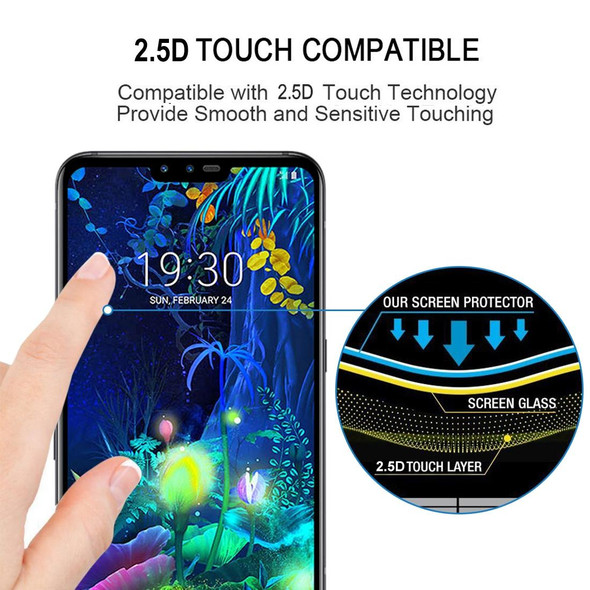 LG V50 ThinQ 5G Full Glue Full Screen Tempered Glass Film