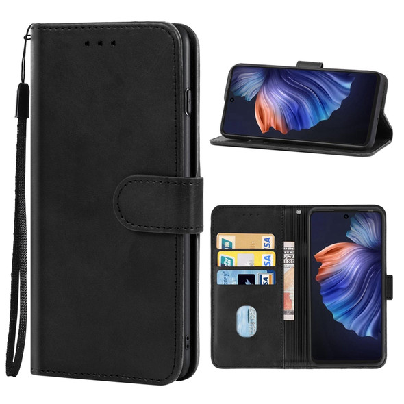 Leather Phone Case - Tecno Camon 17P(Black)