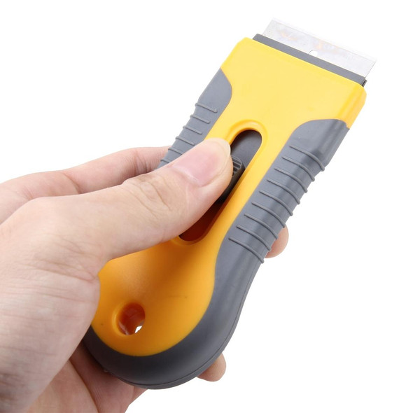 Car Auto Aluminum Scalable Multi-function Cleaning Knife Tool with Plastic Handle for Window Cleaning Wrapping Film