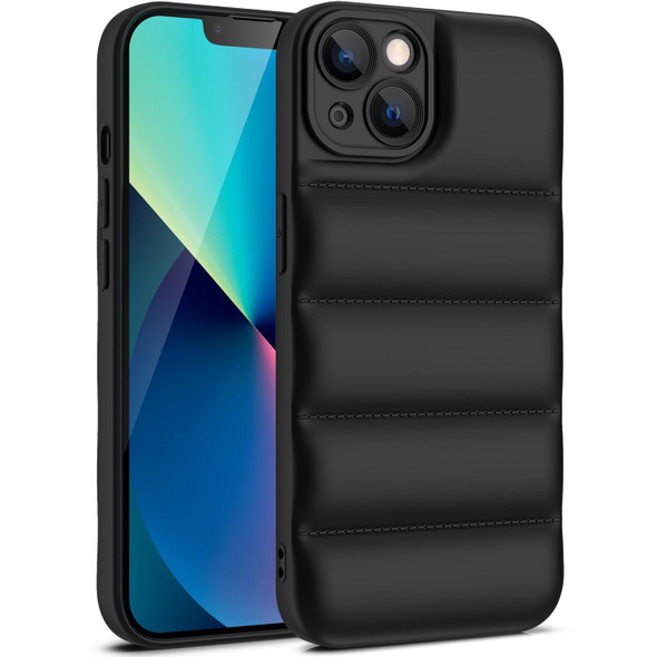 Eiderdown Airbag Shockproof Phone Case - iPhone 11 Pro Max(Black)