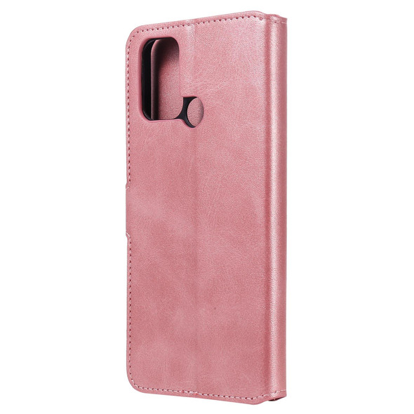 OPPO Realme 7i / C17 Classic Calf Texture PU + TPU Horizontal Flip Leather Case, with Holder & Card Slots & Wallet(Rose Gold)