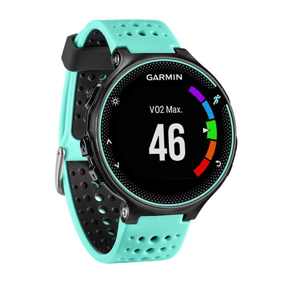 Garmin Forerunner 235 Two-color Watch Band(Mint Green Black)