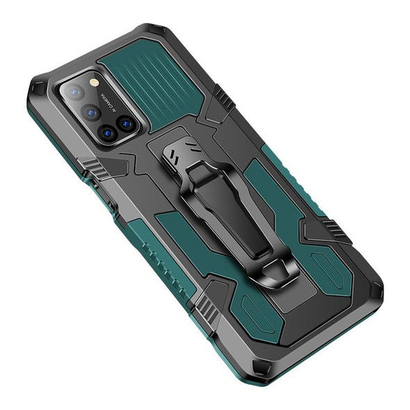 OPPO Realme 5 Machine Armor Warrior Shockproof PC + TPU Protective Case(Army Green)