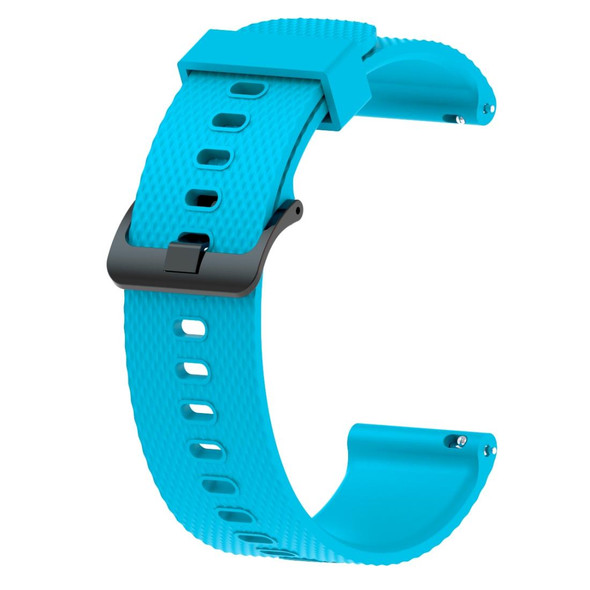 Silicone Sport Watch Band for Garmin Vivoactive 3 20mm(Sky Blue)