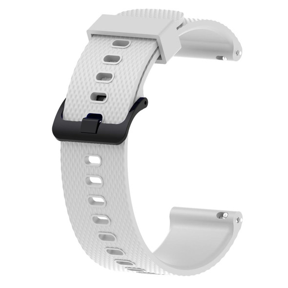 Silicone Sport Watch Band for Garmin Vivoactive 3 20mm(White)