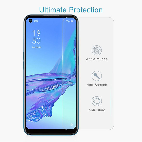 OPPO A53 10 PCS 0.26mm 9H 2.5D Tempered Glass Film