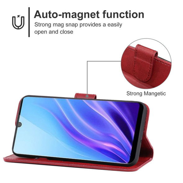 Leather Phone Case - ZTE nubia Z18(Red)