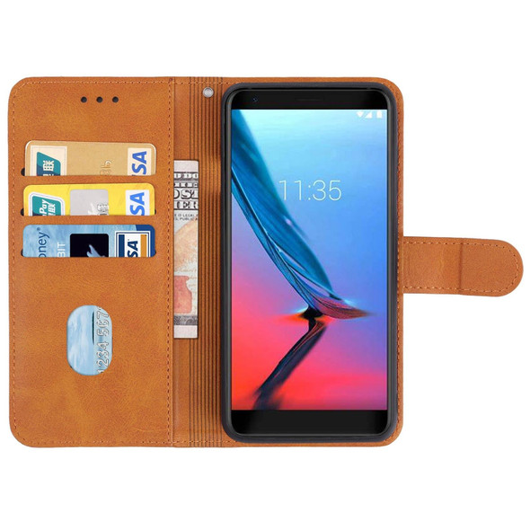 Leather Phone Case - ZTE Blade V9(Brown)