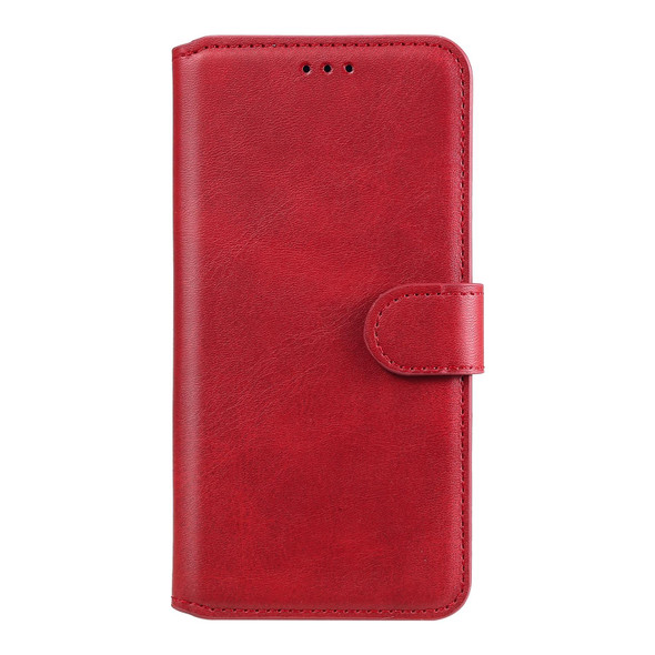 OPPO Realme 7 / Narzo 20 Pro Classic Calf Texture PU + TPU Horizontal Flip Leather Case, with Holder & Card Slots & Wallet(Red)