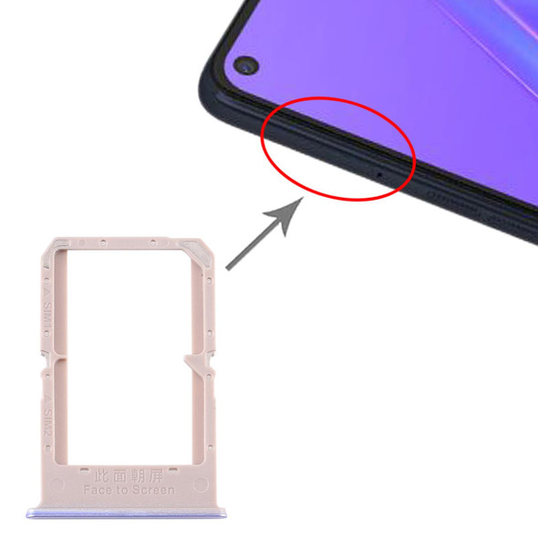 SIM Card Tray + SIM Card Tray for OPPO A72 CPH2067 (Purple)