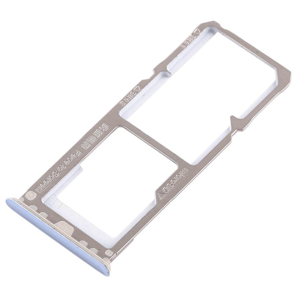 2 x SIM Card Tray + Micro SD Card Tray for OPPO A3(Blue)