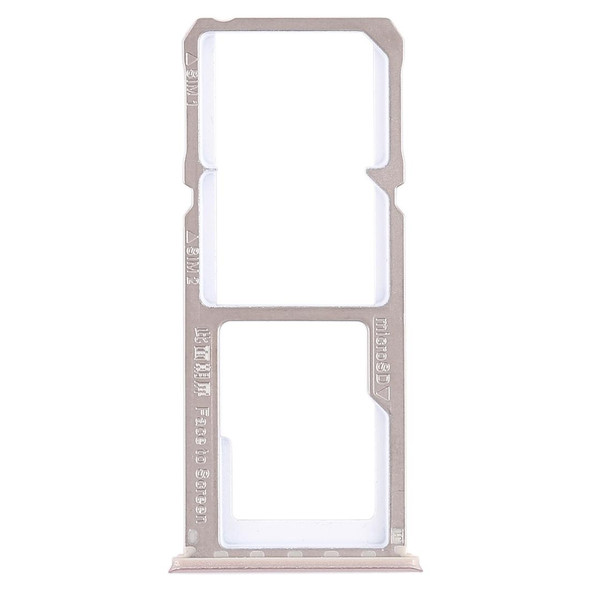 2 x SIM Card Tray + Micro SD Card Tray for OPPO A1(Rose Gold)