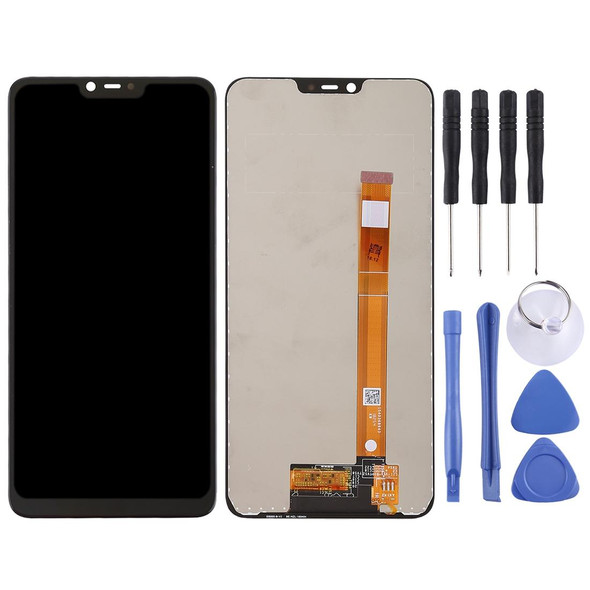 LCD Screen and Digitizer Full Assembly for OPPO A5 / A3s / Realme C1 / Realme2(Black)