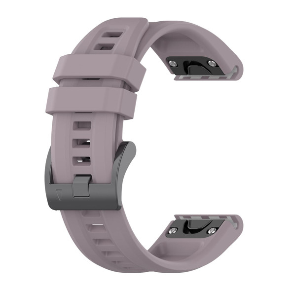 Garmin Fenix 5S Plus 20mm Silicone Solid Color Watch Band(Roland Purple)