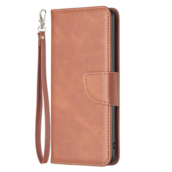 OPPO Reno7 5G/Find X5 Lite Lambskin Texture Leather Phone Case(Brown)