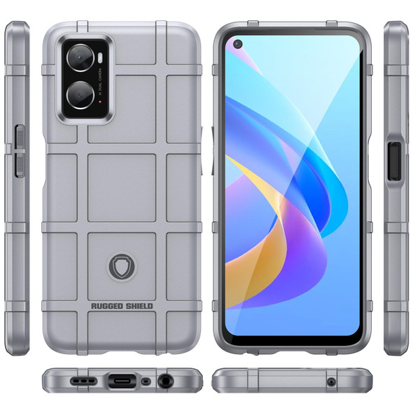 OPPO Realme 9i Full Coverage Shockproof TPU Case(Grey)