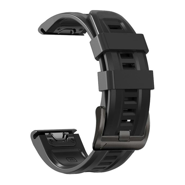 Garmin Approach S62 22mm Silicone Sport Pure Color Watch Band(Black)