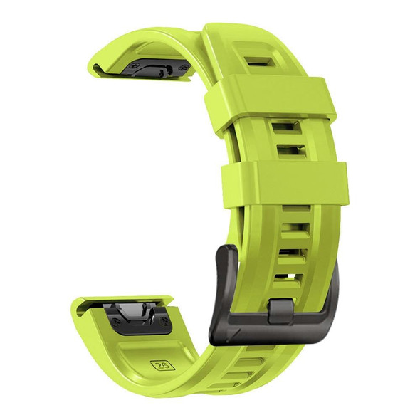 Garmin Approach S62 22mm Silicone Sport Pure Color Watch Band(Lime Color)