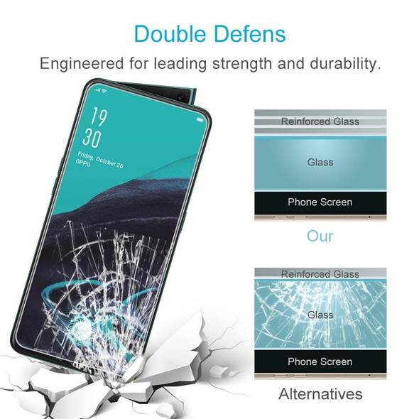 10 PCS for OPPO Reno 2 Ultra Slim 9H 2.5D Tempered Glass Screen Protective Film