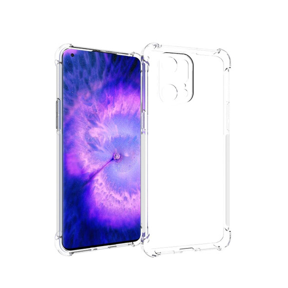 OPPO Find X5 Pro JSM Transparent TPU Airbag Shockproof Antiskid Phone Case