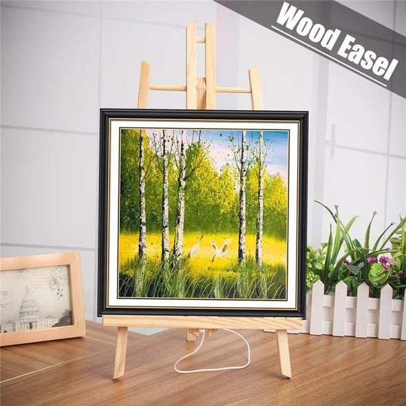 Foldable Wooden Art Easel - Durable & Corrosion-Resistant