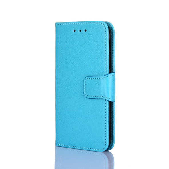 OPPO Reno6 Pro 5G Crystal Texture Leather Phone Case(Light Blue)