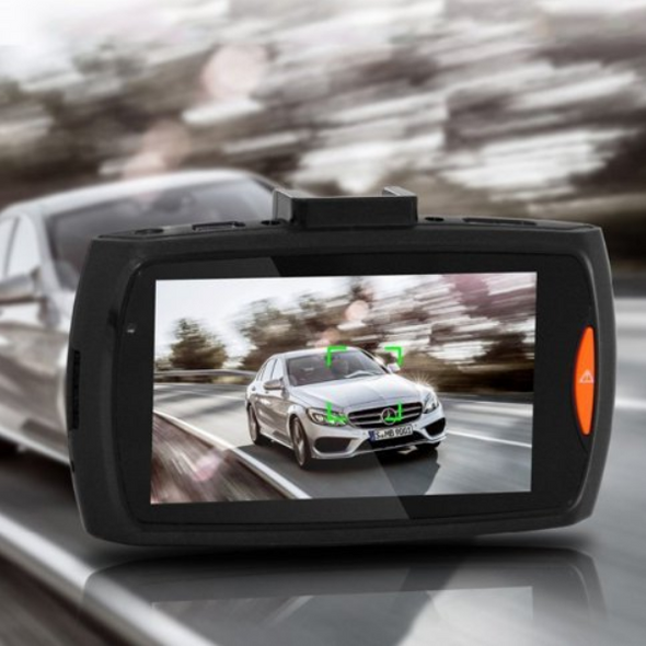 Full HD 1080P Wide-Angle Dash Cam with Night Vision