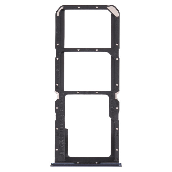 SIM Card Tray + SIM Card Tray + Micro SD Card Tray for OPPO A74 5G CPH2197 CPH2263 (Black)