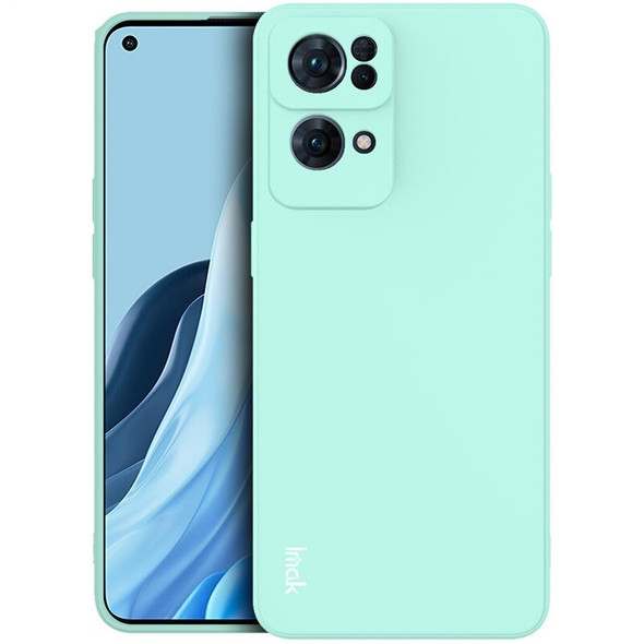 OPPO Reno7 Pro 5G imak UC-4 Series Straight Edge TPU Soft Protective Case(Light Cyan)