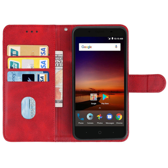 Leather Phone Case - ZTE Tempo X / Vantage Z839 / N9137(Red)