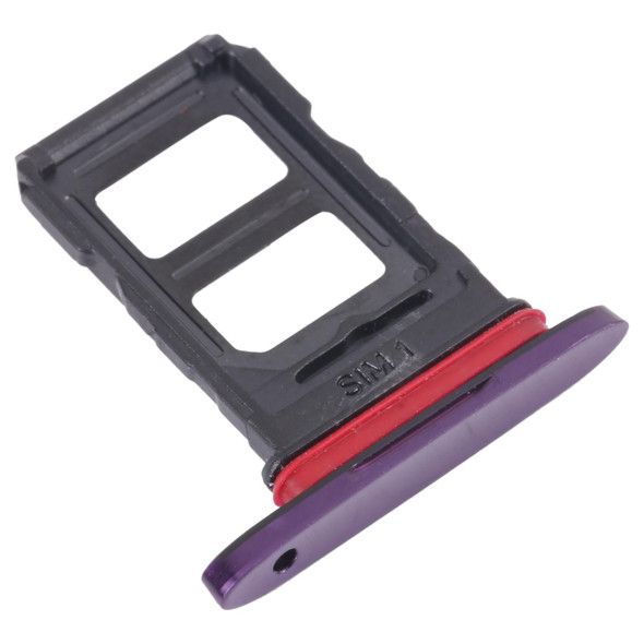 SIM Card Tray + SIM Card Tray for OPPO Find X CPH1871 PAFM00 (Purple)