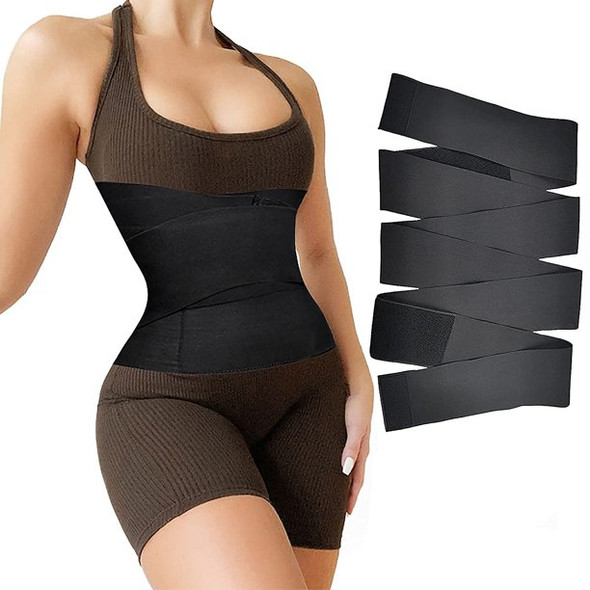 Waist Trainer Tummy Wrap Belt - Hourglass Figure & Back Support