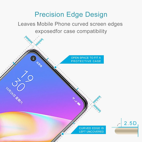 OPPO A93 5G / A93s 5G 50 PCS 0.26mm 9H 2.5D Tempered Glass Film