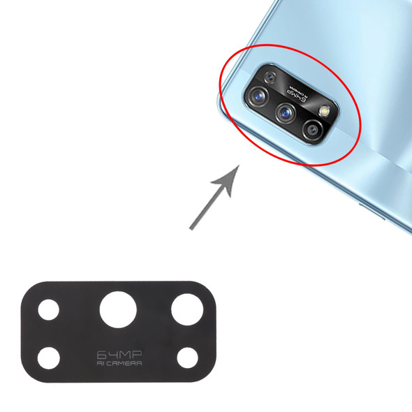 10 PCS Back Camera Lens for OPPO Realme 7 Pro RMX2170