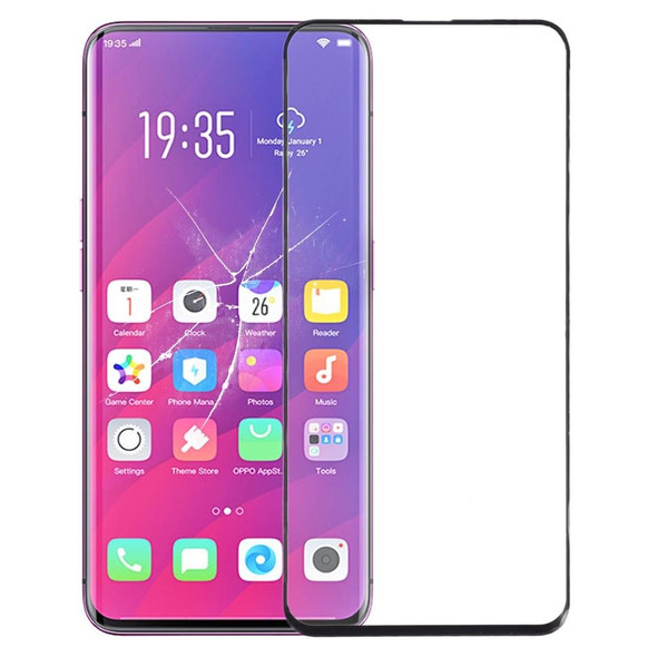 Front Screen Outer Glass Lens with OCA Optically Clear Adhesive for OPPO Find X