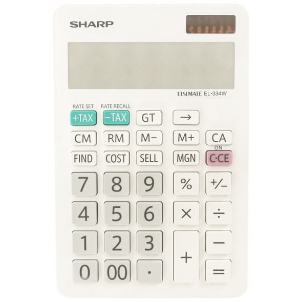 Sharp Desk Calculator - ElsiMate EL334WB